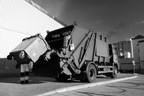Residents placing their household waste for collection in Croydon